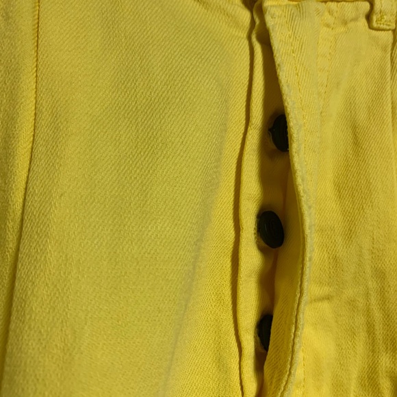 NEW SR vs Sandrine Rose Buttonfly Yellow High Rise Jeans Size 29 - Picture 6 of 7